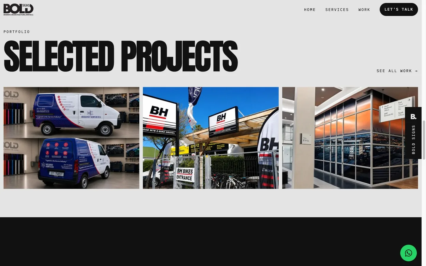 Bold Signs Websites project photo 2